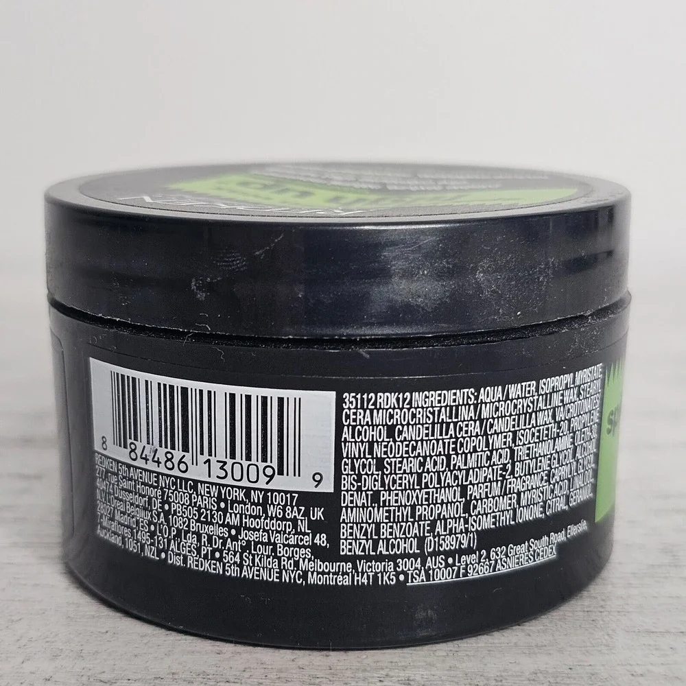 REDKEN for Men High Up Spiking Cream Wax Maximum Control 3.4oz NEW, DISCONTINUED